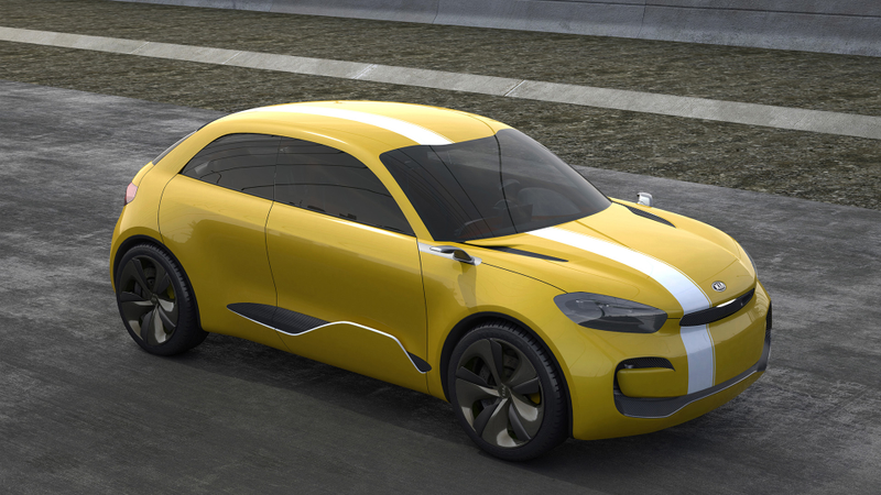 Illustration for article titled The Kia CUB Concept Is A Funky Hatch With Suicide Doors